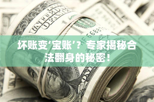 济南坏账变‘宝账’？专家揭秘合法翻身的秘密！
