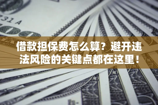 济南借款担保费怎么算？避开违法风险的关键点都在这里！