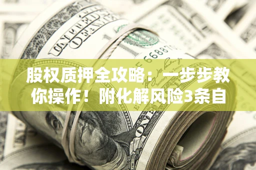 济南股权质押全攻略：一步步教你操作！附化解风险3条自救法则