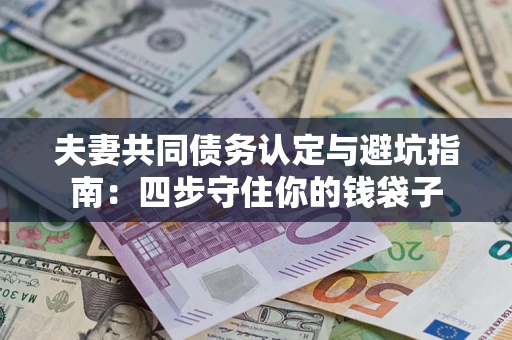 济南夫妻共同债务认定与避坑指南：四步守住你的钱袋子