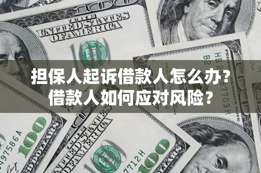 济南担保人起诉借款人怎么办？借款人如何应对风险？