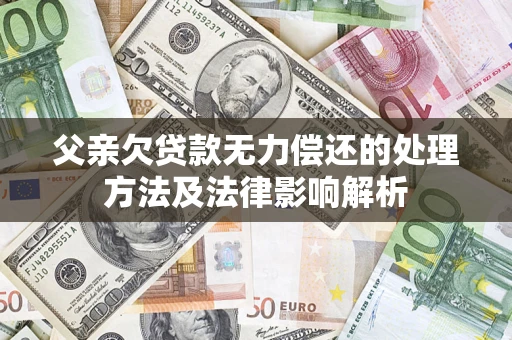 济南父亲欠贷款无力偿还的处理方法及法律影响解析