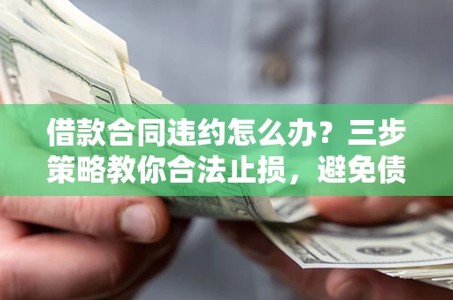 济南借款合同违约怎么办？三步策略教你合法止损，避免债务危机升级
